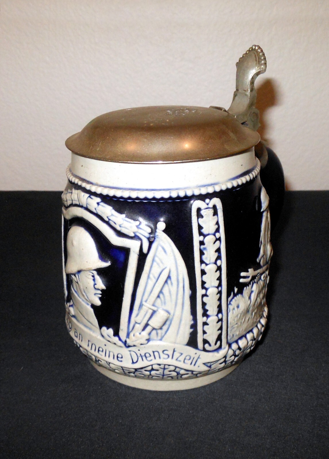 WW2 German Wehrmacht - PRESENTATION AWARD TANKARD / STEIN - NAMED - RARE!