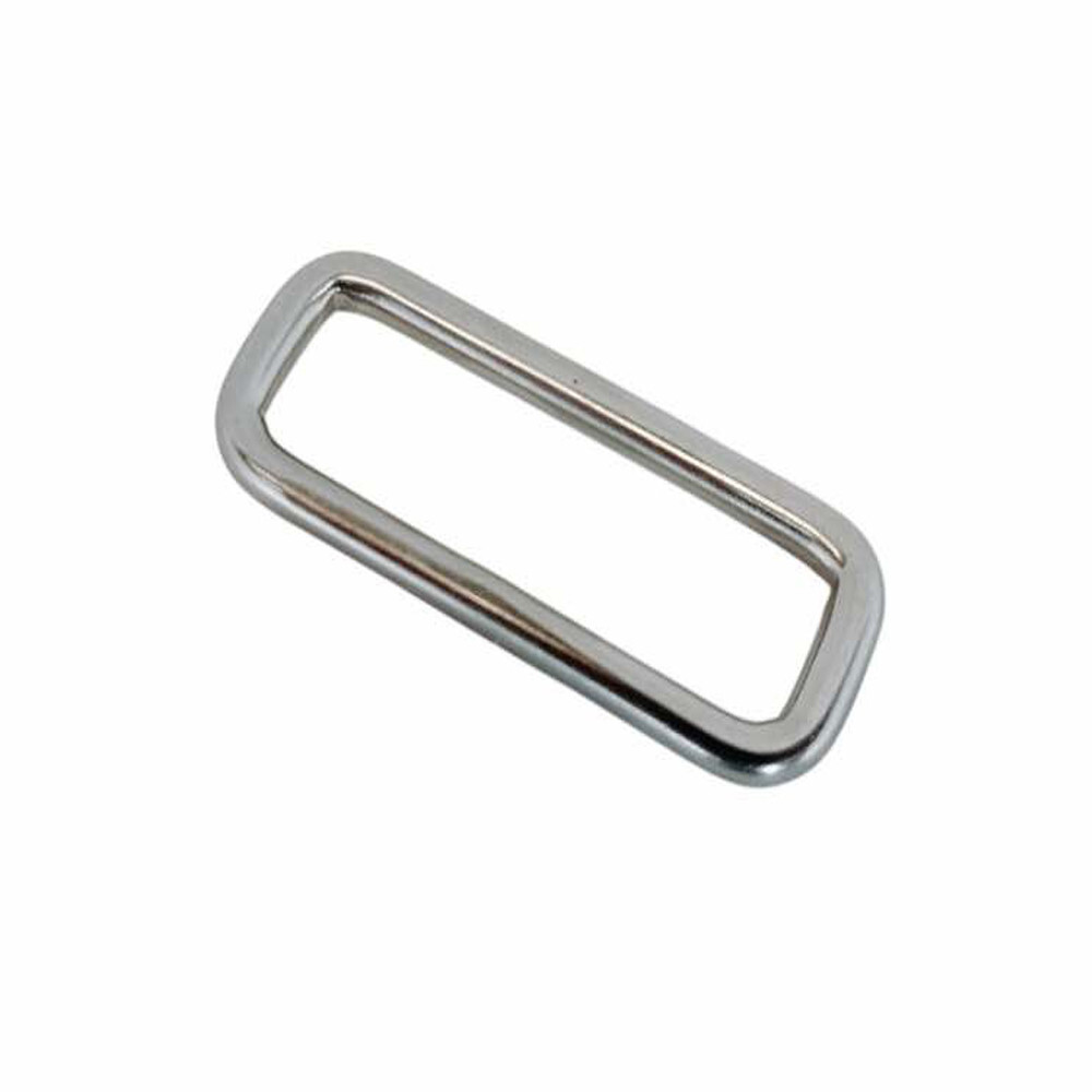Mil Spec 3/16" x 2" Rectangular Ring Rectangle Link Loop T304 Stainless Steel