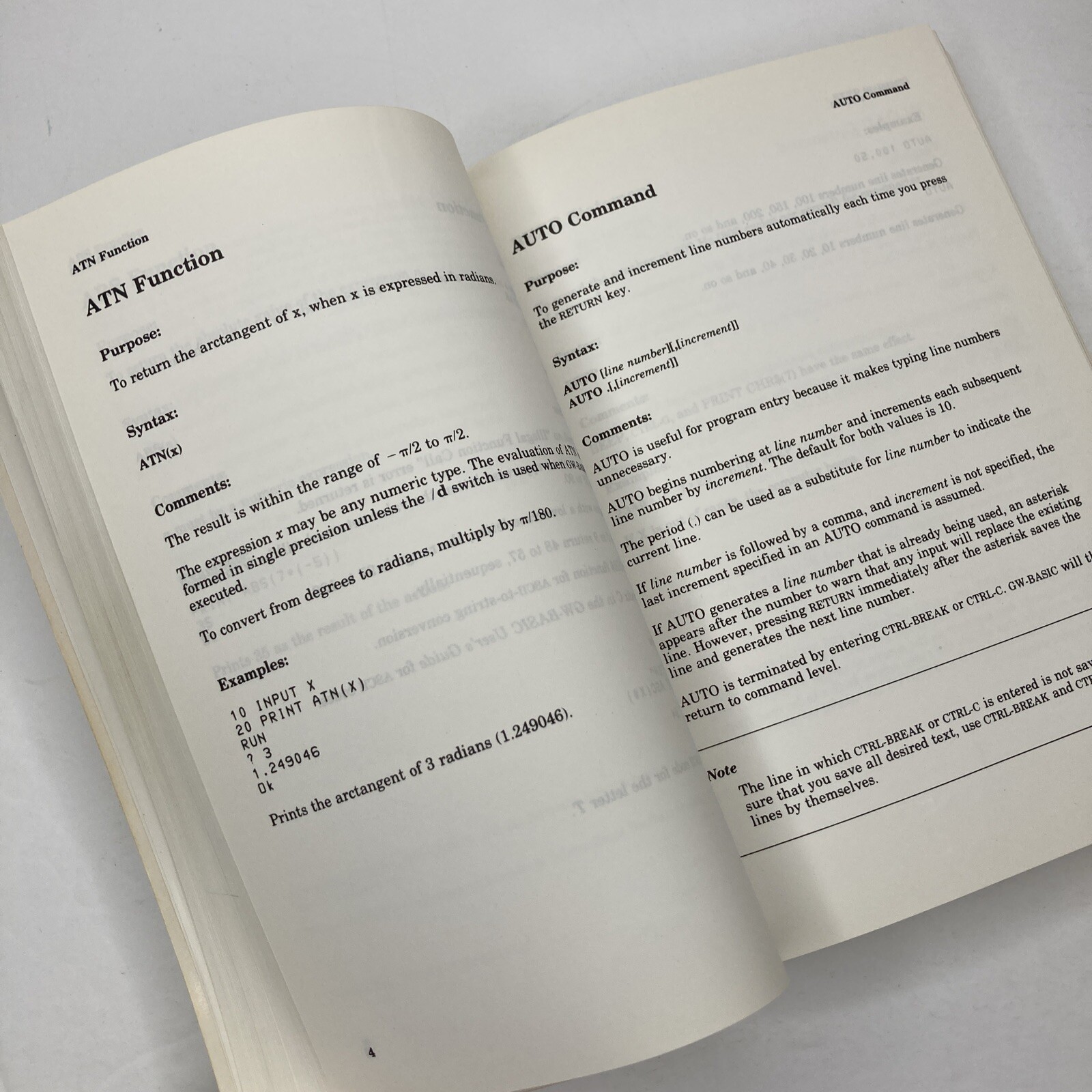 Microsoft GW-Basic User's Guide *PLUS* Using MS-DOS (Rev 3)