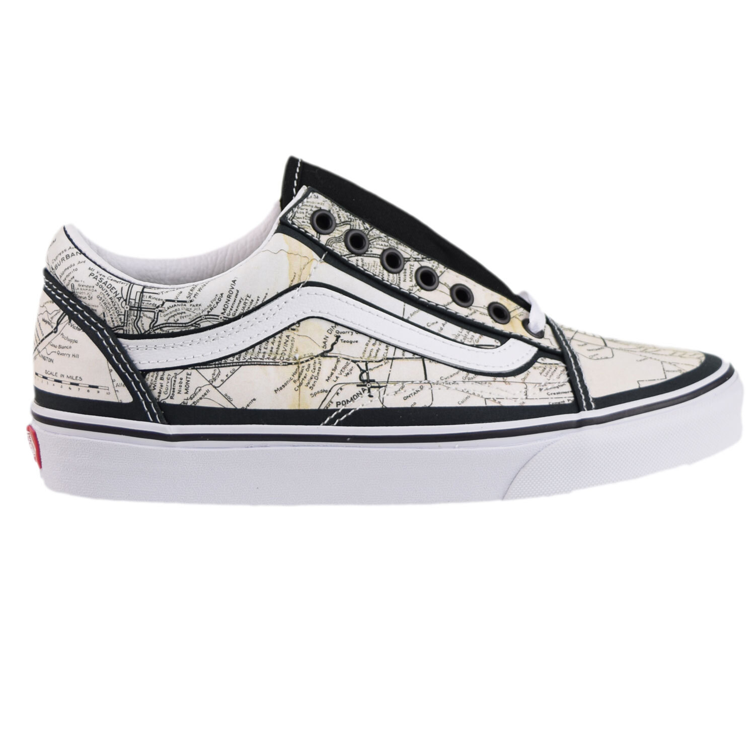 Vans X Moca Frances Stark Old Skool Men's Shoes Black-White vn0a5krf-94h
