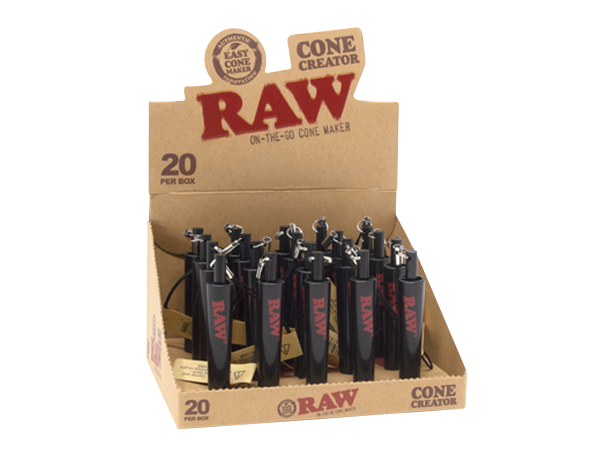 4 RAW Rolling Papers Cone Creator on the go cone maker