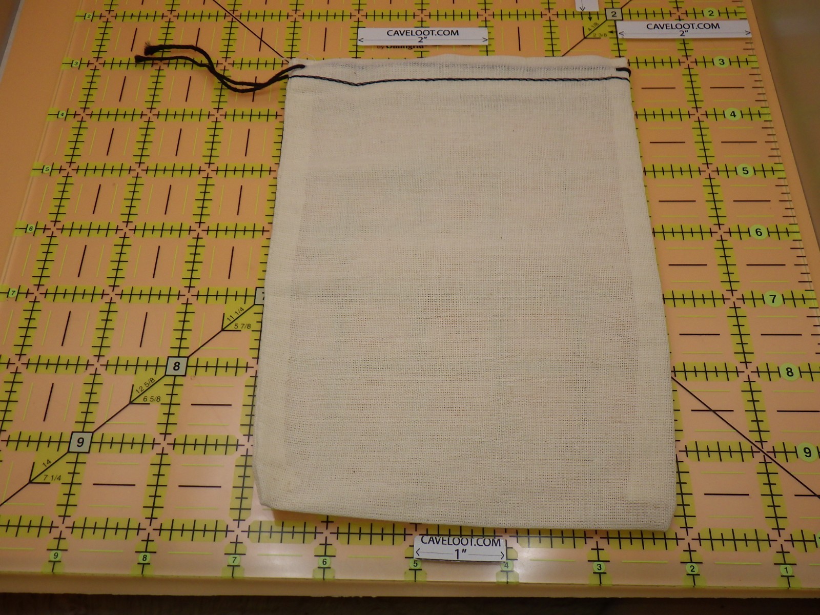 6.75x5 Cotton Muslin Drawstring Bag White Canvas Pouch for Dice Jewelry Crafts
