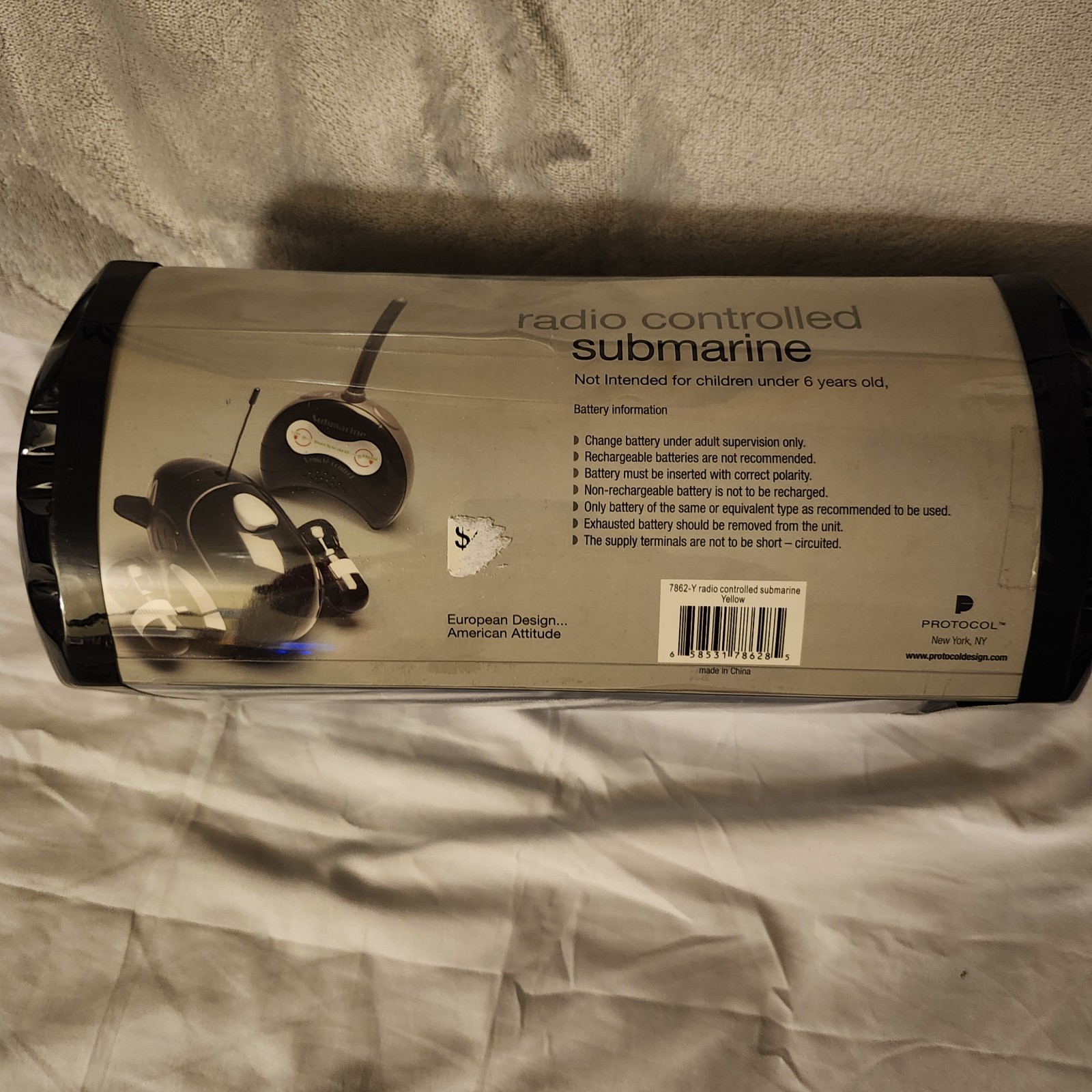 Protocol Radio Control Submarine – Nuevo Sellado, Modelo 7862-Y, RC Toy