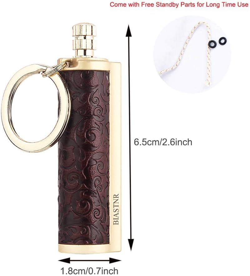 Permanent Match,Keychain Matchstick Fire Starter Immortal Lighter,Flint Match