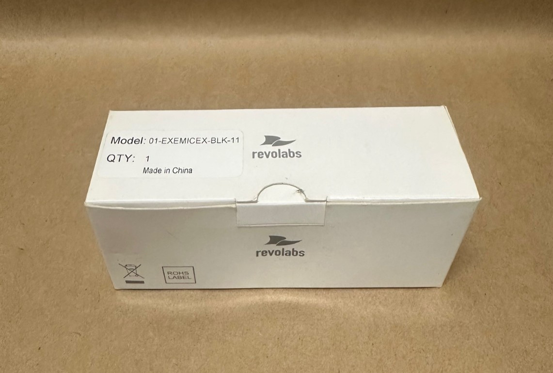 Revolabs 01-EXEMICEX-BLK-11 Solo Single Channel Wireless Microphone *NEW*