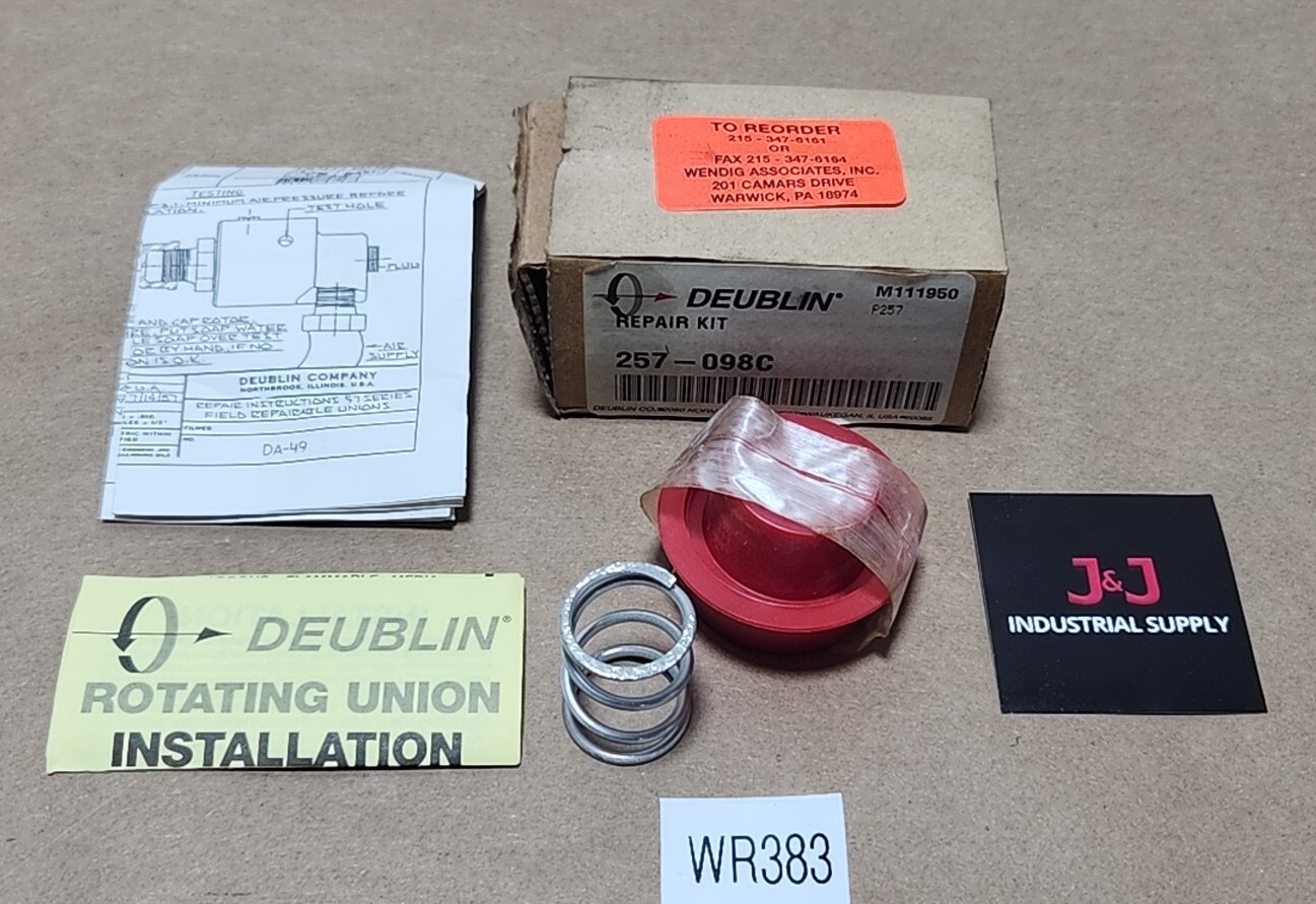 *BRAND NEW* Deublin 257-098C Union Repair Service Kit 🇺🇸 Made + Warranty!