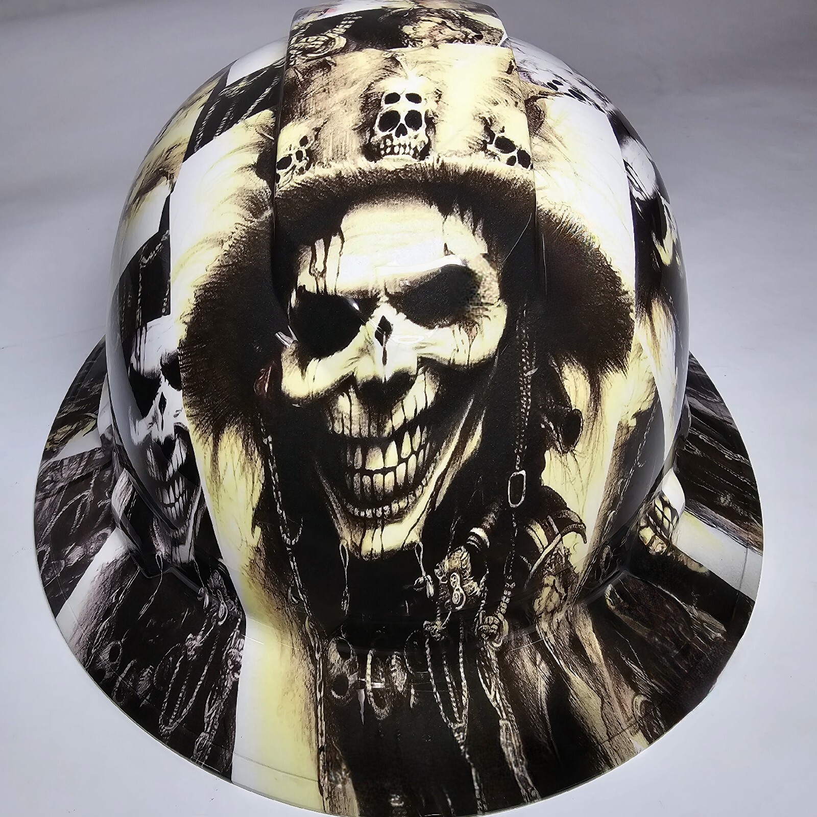 full brim hard hat custom hydro dipped IN THE WITCH DOCTOR 😷 NEW EXCLUSIVE HERE