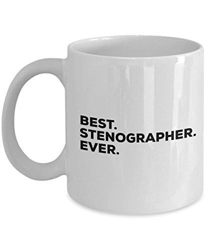 Best Stenographer Ceramic Mug Coffee Cup
