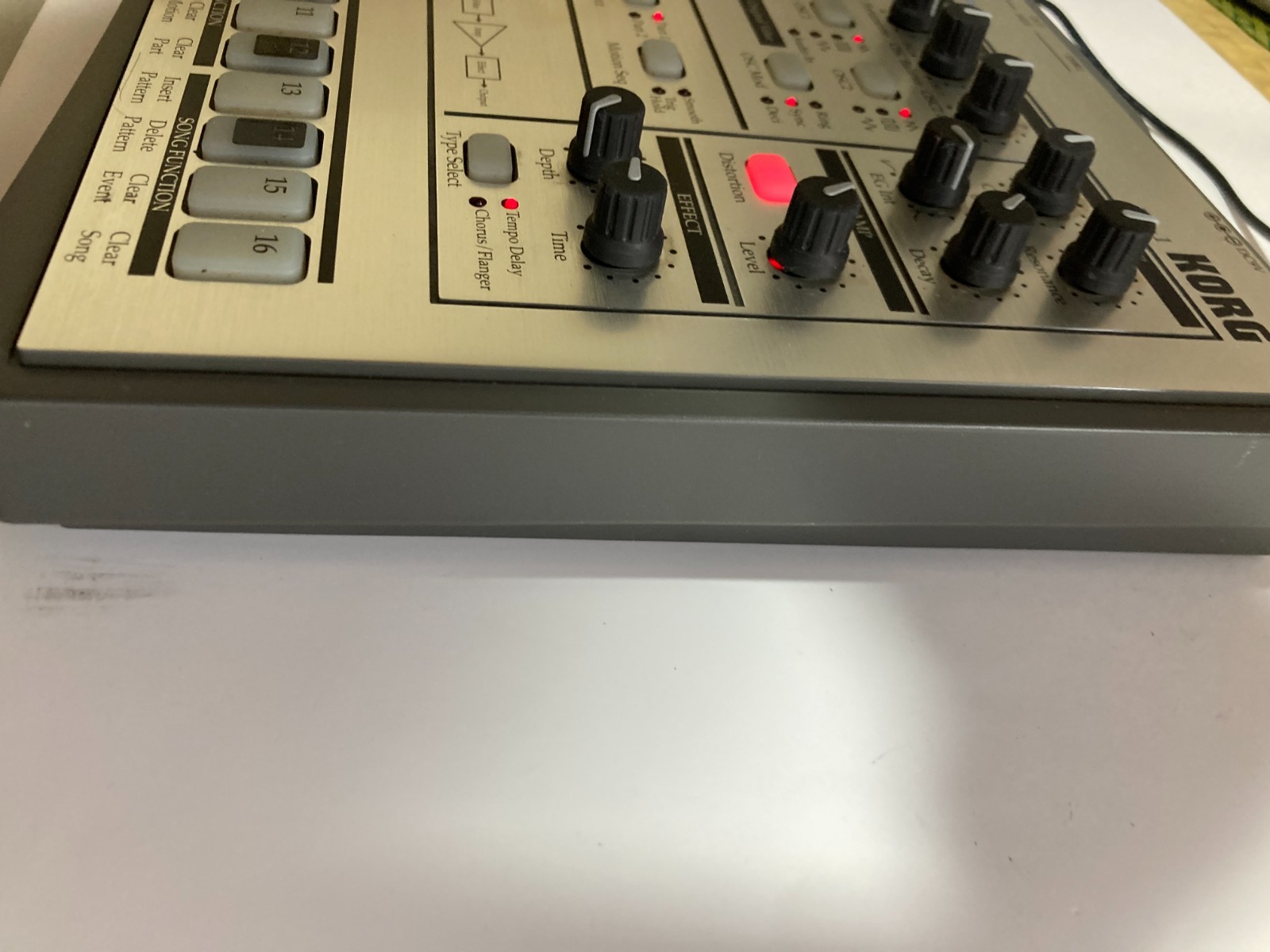 KORG EA-1 Electribe Analog Modeling Synthesizer Silver Tested Working