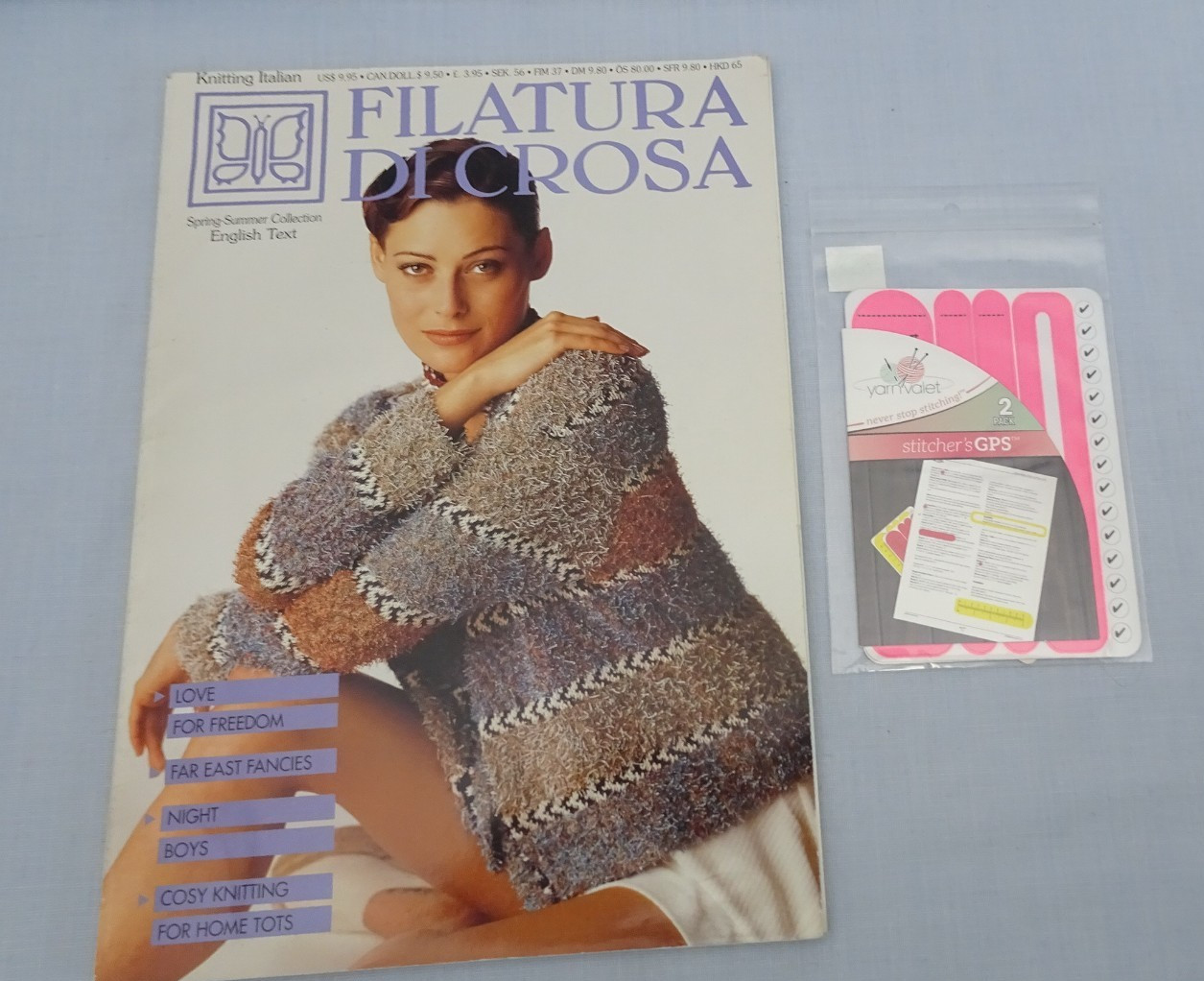 Filatura di Crosa Knitting Pattern Book 30 Spring Summer Collection + Yarn Valet