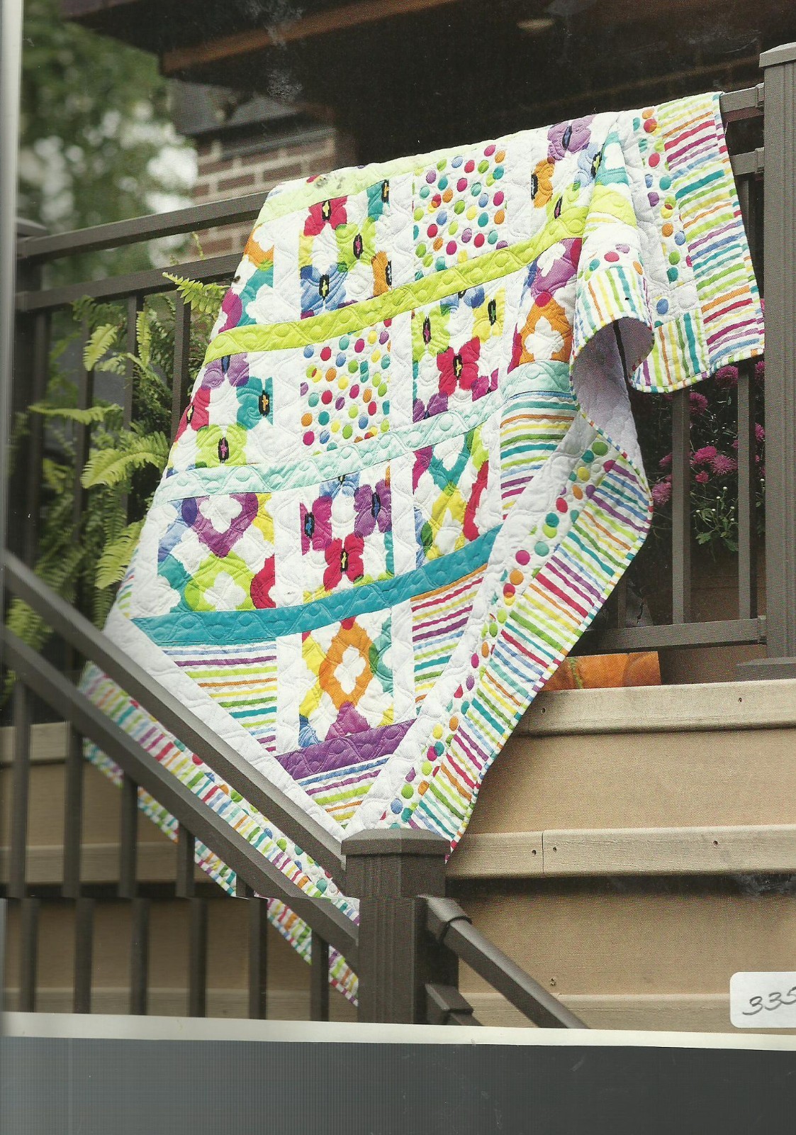 E0806   BRUSH STROKES QUILT PATTERN/INSTRUCTIONS