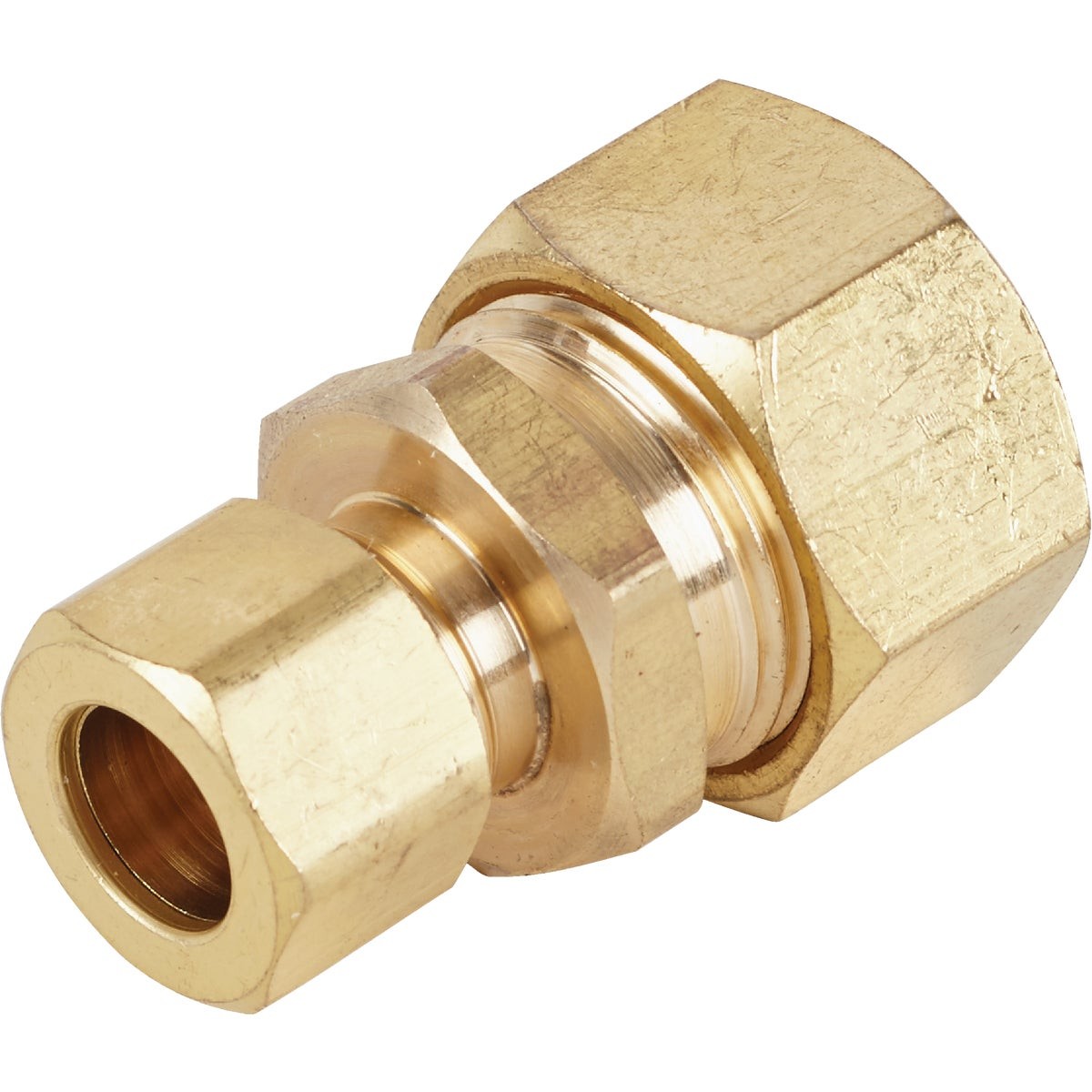 Do it 5/8 In. OD x 3/8 In. OD Brass Compression Reducing Union 456560 SIM
