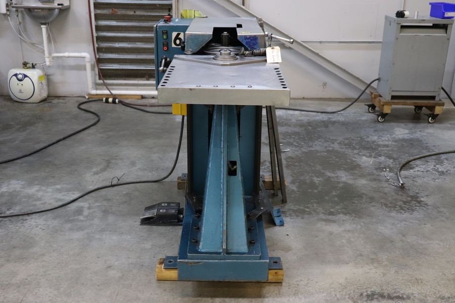 Spiral-Helix Lite Hydraulic Gorelocker Elbow Machine, Edge Former Machine