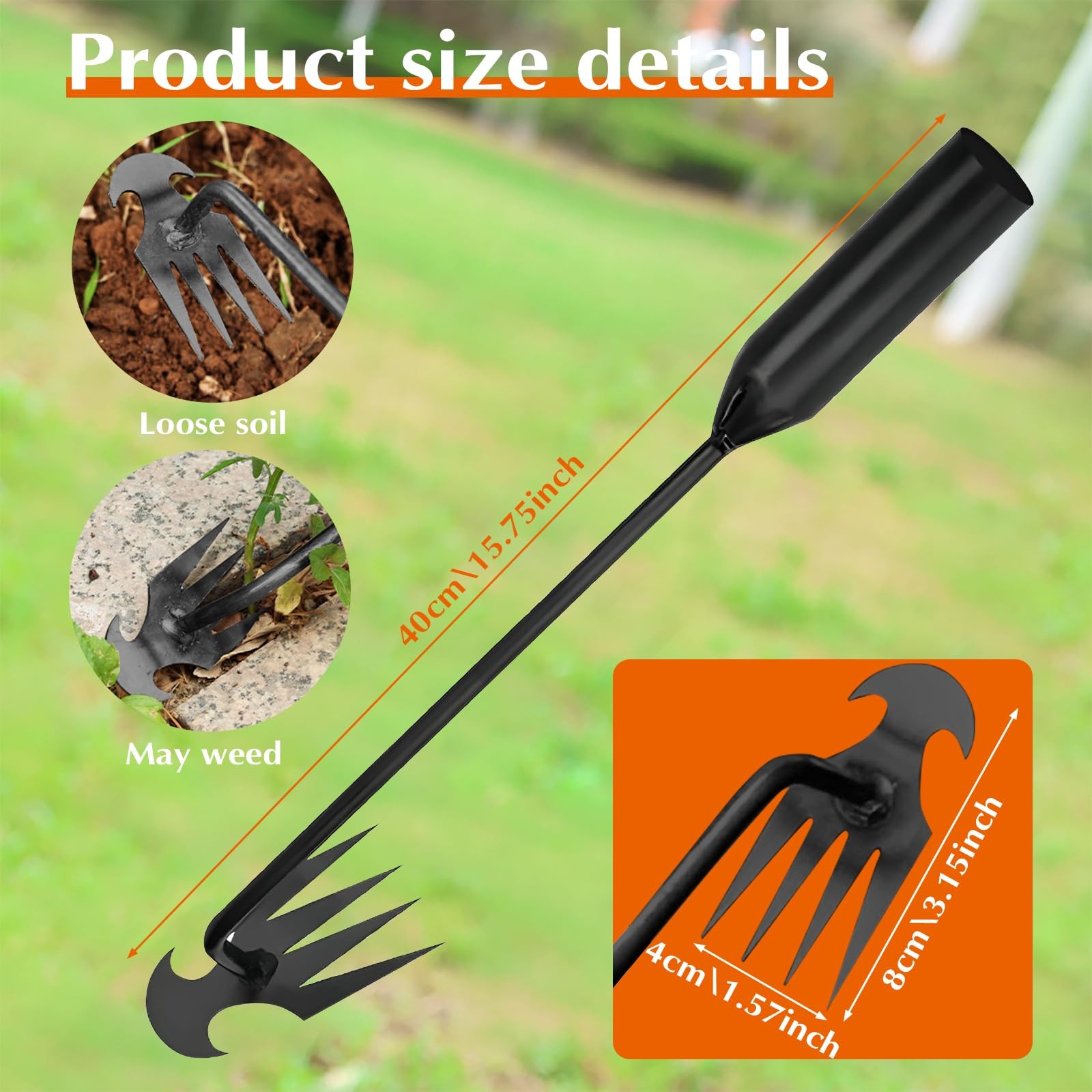 Weed Puller Tool Garden Pulling Tool,Portable Weeding Tool,4 1PCS