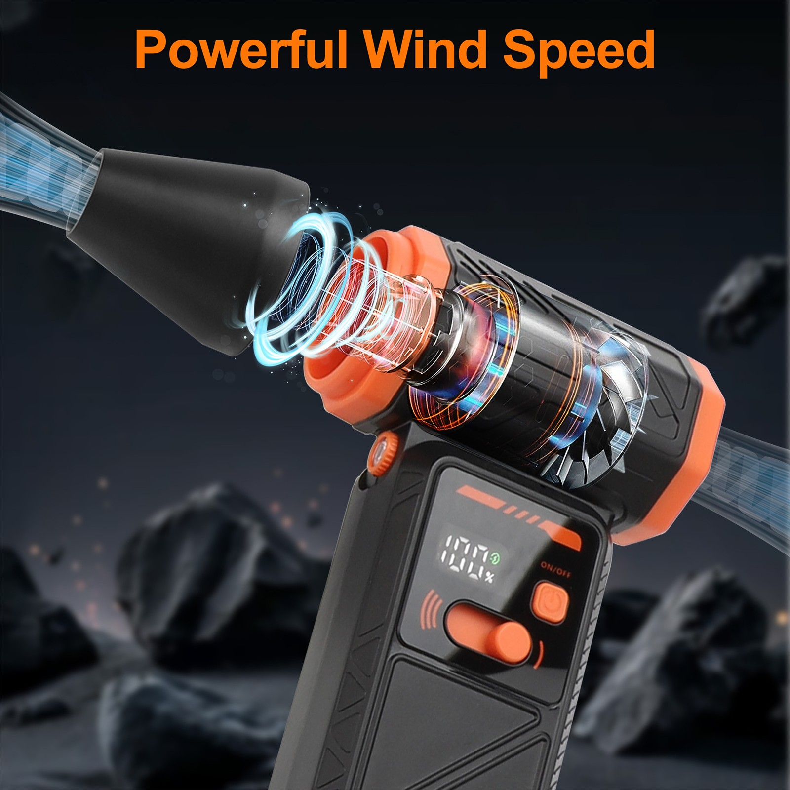Electric Compressed Air Duster Super Power Mini Blower for PC Home Electronics