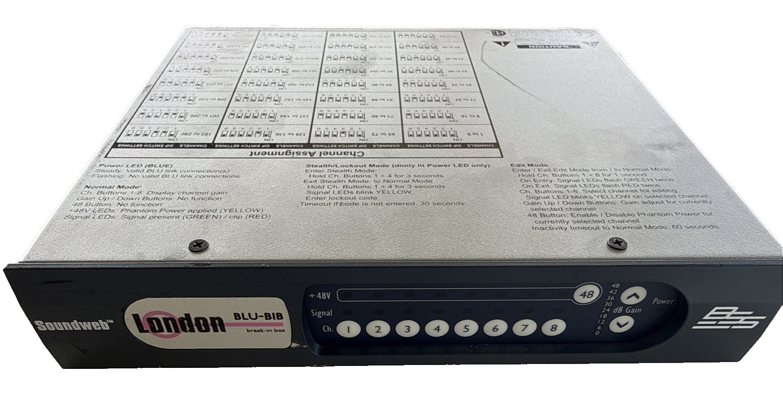 Soundweb London BSS  BLU-BIB Break-In Box Model BSSBLU-BIB-M