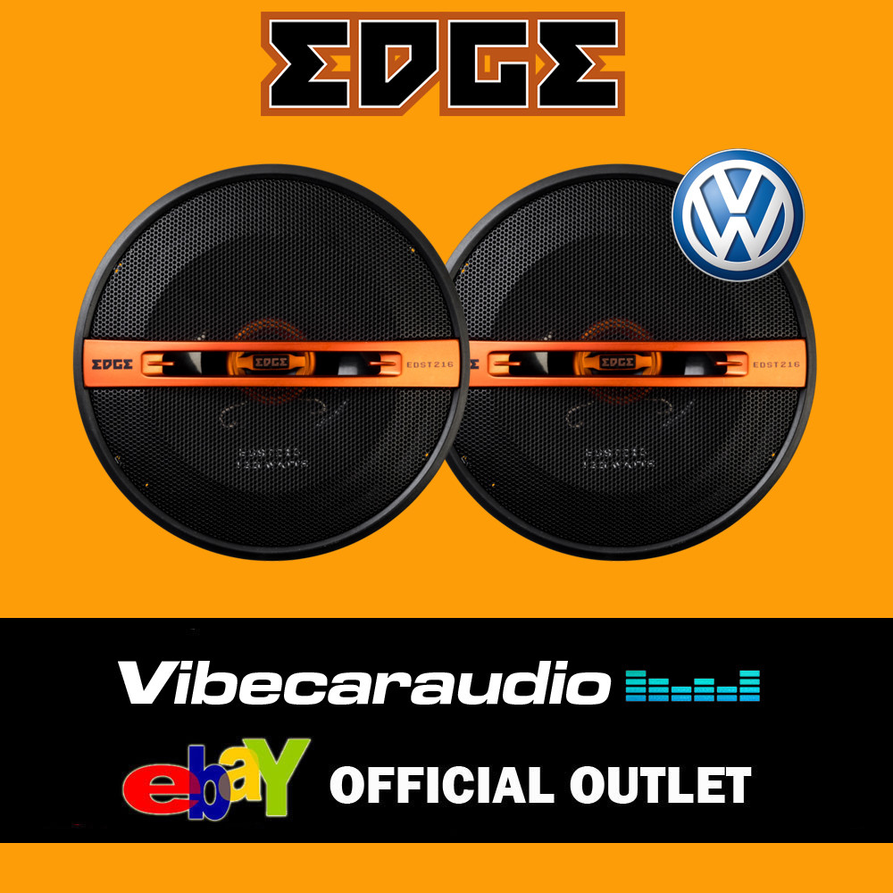 Volkswagen VW Transporter T5 EDGE EDST216 + CT25VW05 180 Watts Door Speakers