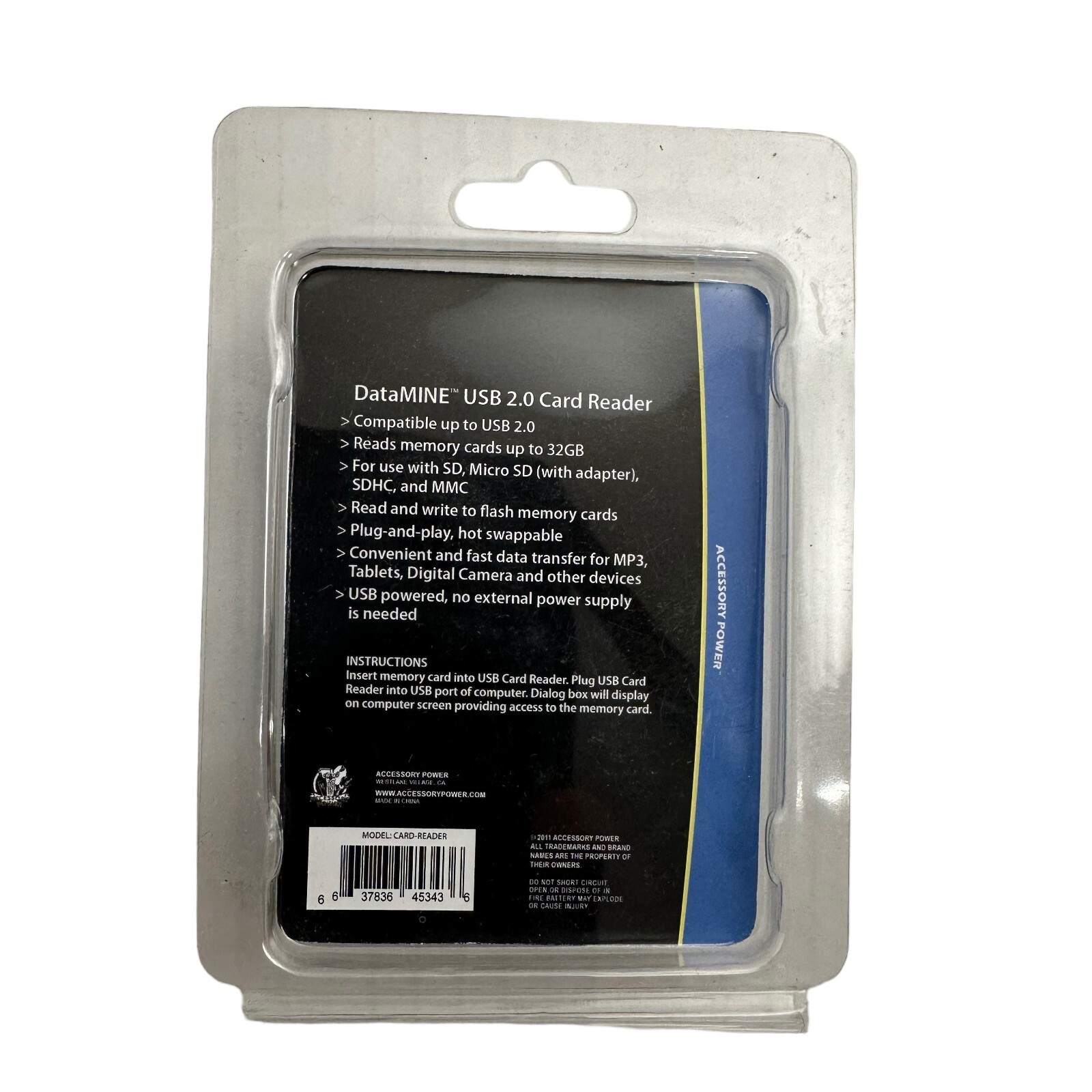 DataMINE USB 2.0 Card Reader