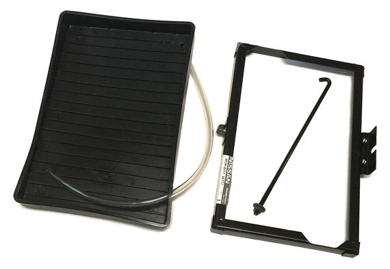 Datsun OEM Battery Frame Hold-Down and Support Tray Set, 240Z 260Z 280Z, NEW!