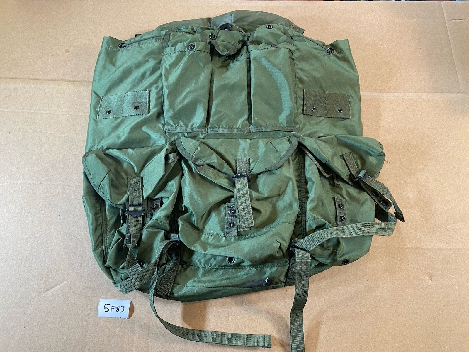 LC 1 Large US alice rucksack Vintage Army Military Field Pack Bag 5F83