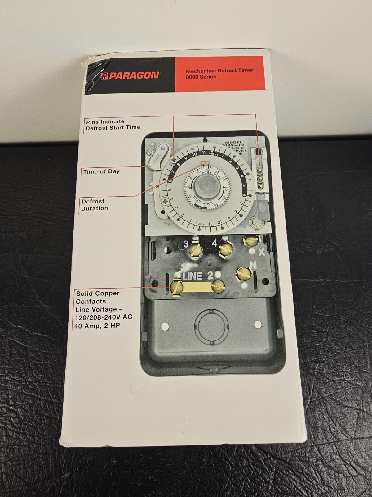 Paragon 8000 Series Mechanical Defrost Timer 120/208-240V AC