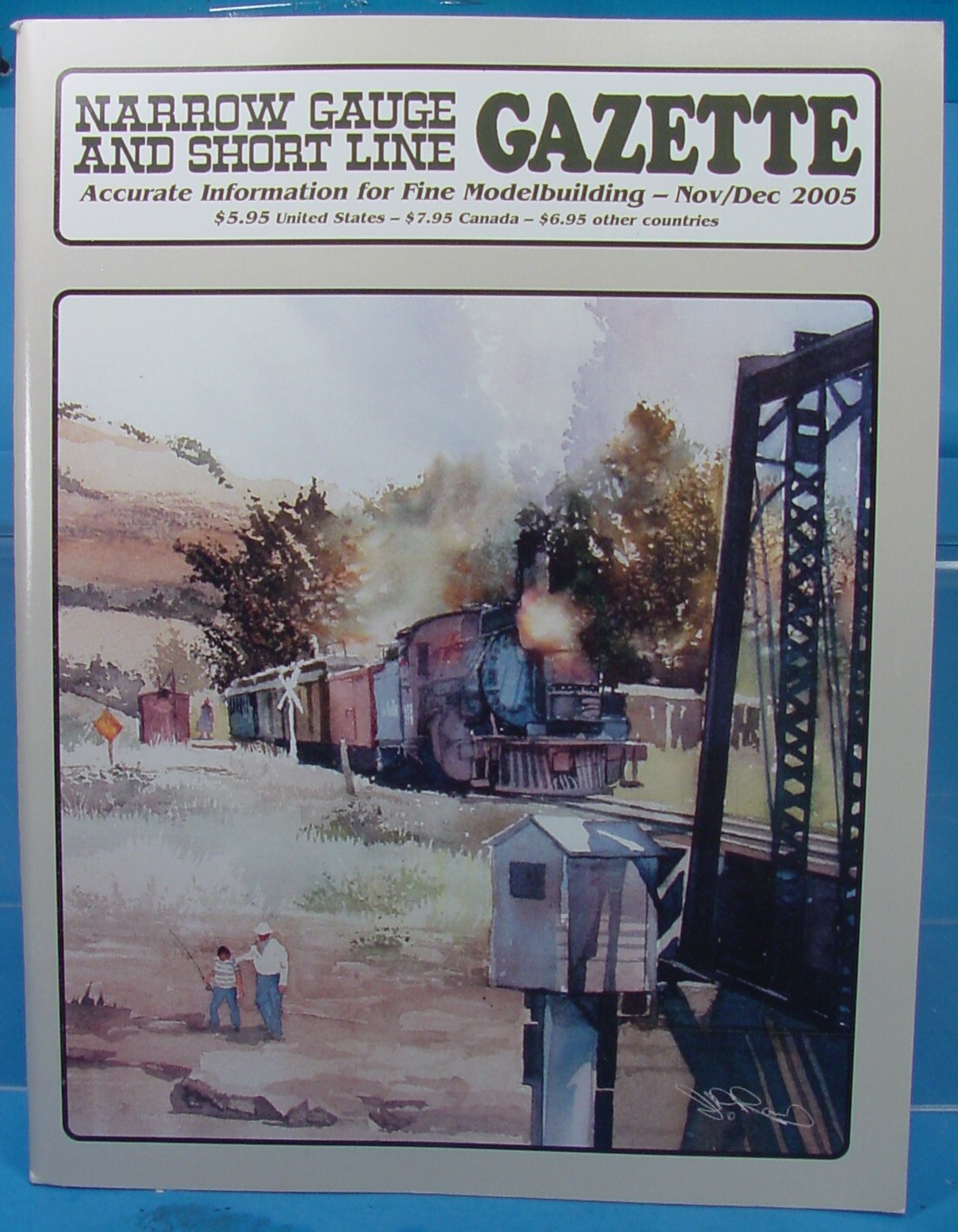 On3,On30,SN3,HOn3 NARROW GAUGE AND SHORT LINE GAZETTE MAGAZINE NOV/DEC 2005
