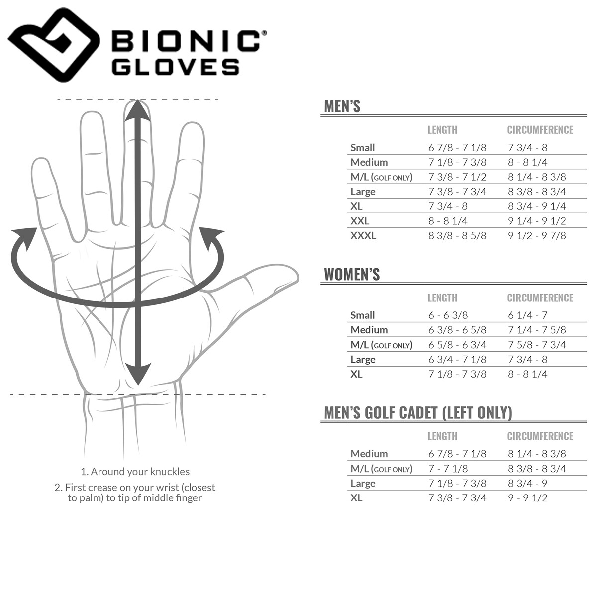 Bionic Men's BeastMode Fingerless Fitness Gloves - Black