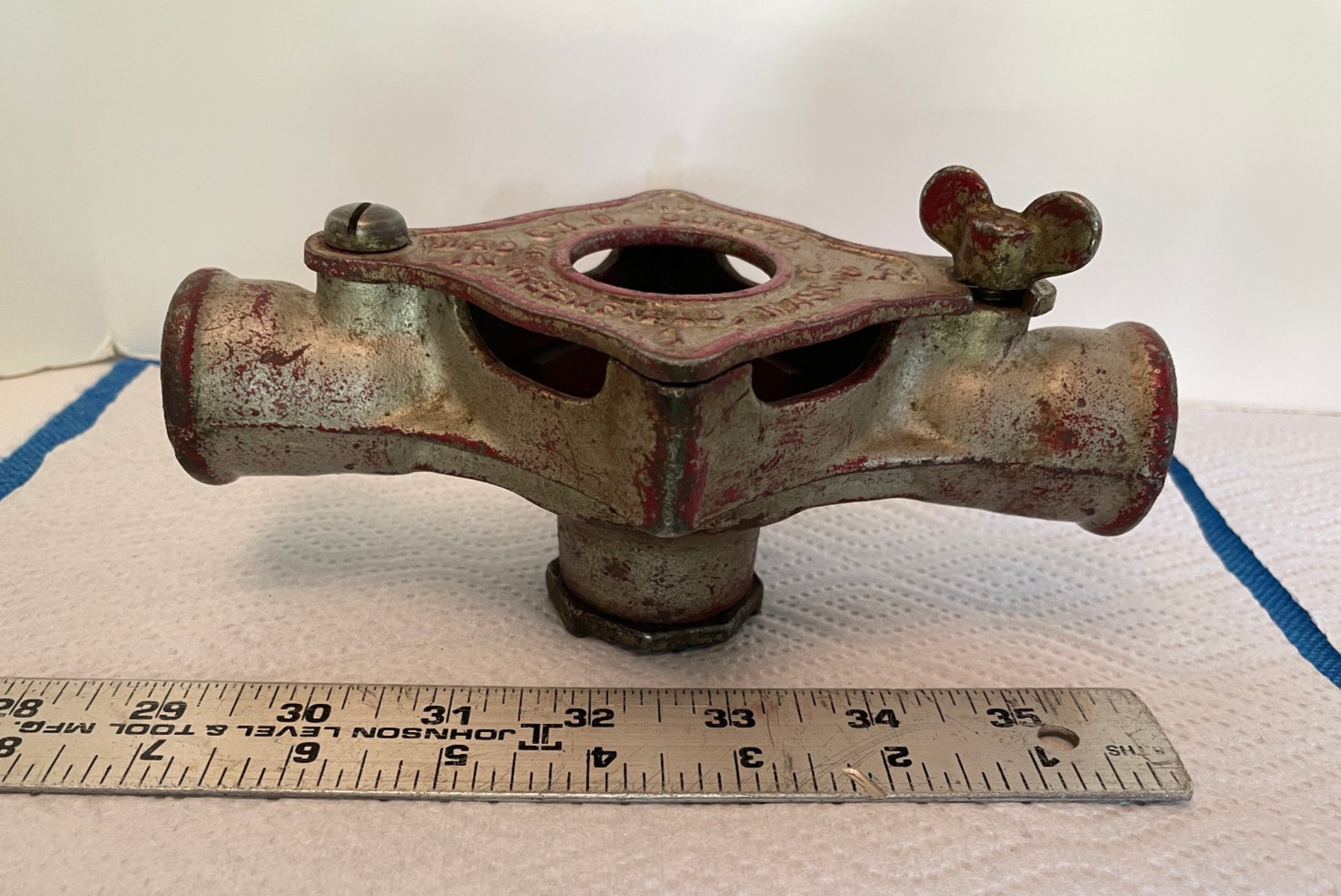 Greenfield No. 1 Pipe Threader w/ Dies Vintage USA