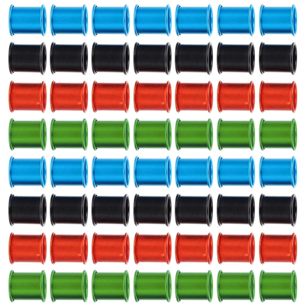 100Pcs Reusable Aluminum Pigeon Racing Leg Rings Assorted Color Bird Bands