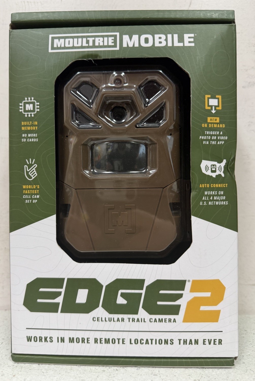 Moultrie Mobile Edge 2 Cellular Trail Camera Brown MMC-14123