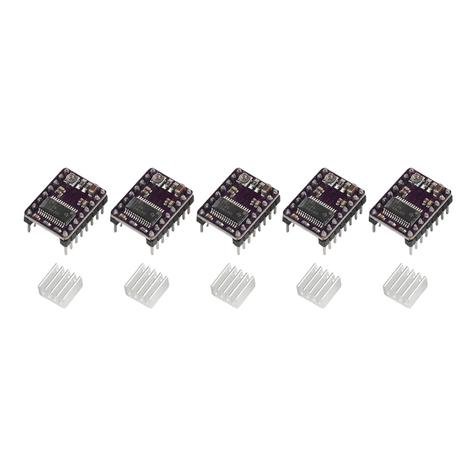 5 Pcs DRV8825 Stepper Motor Driver Control Extension Shield Board For 3D Printer