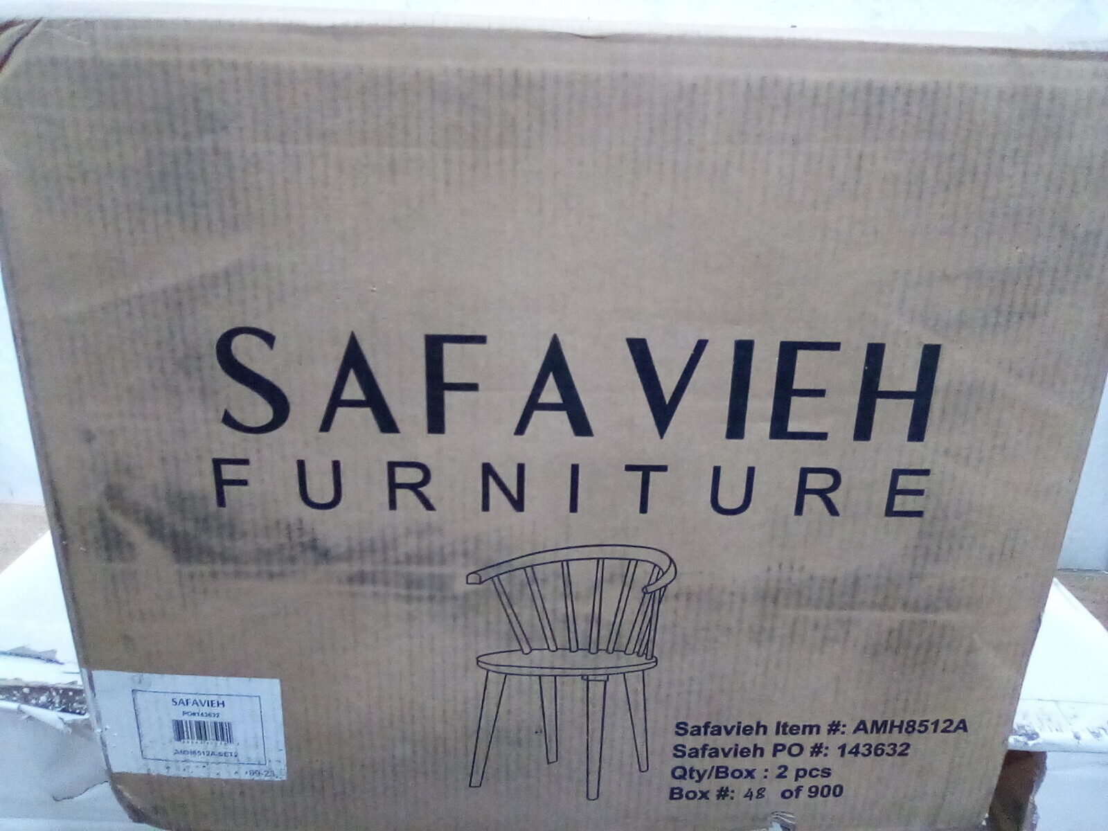 Safavieh BLANCHARD SIDE CHAIR, Reduced Price 2172730121 AMH8512A
