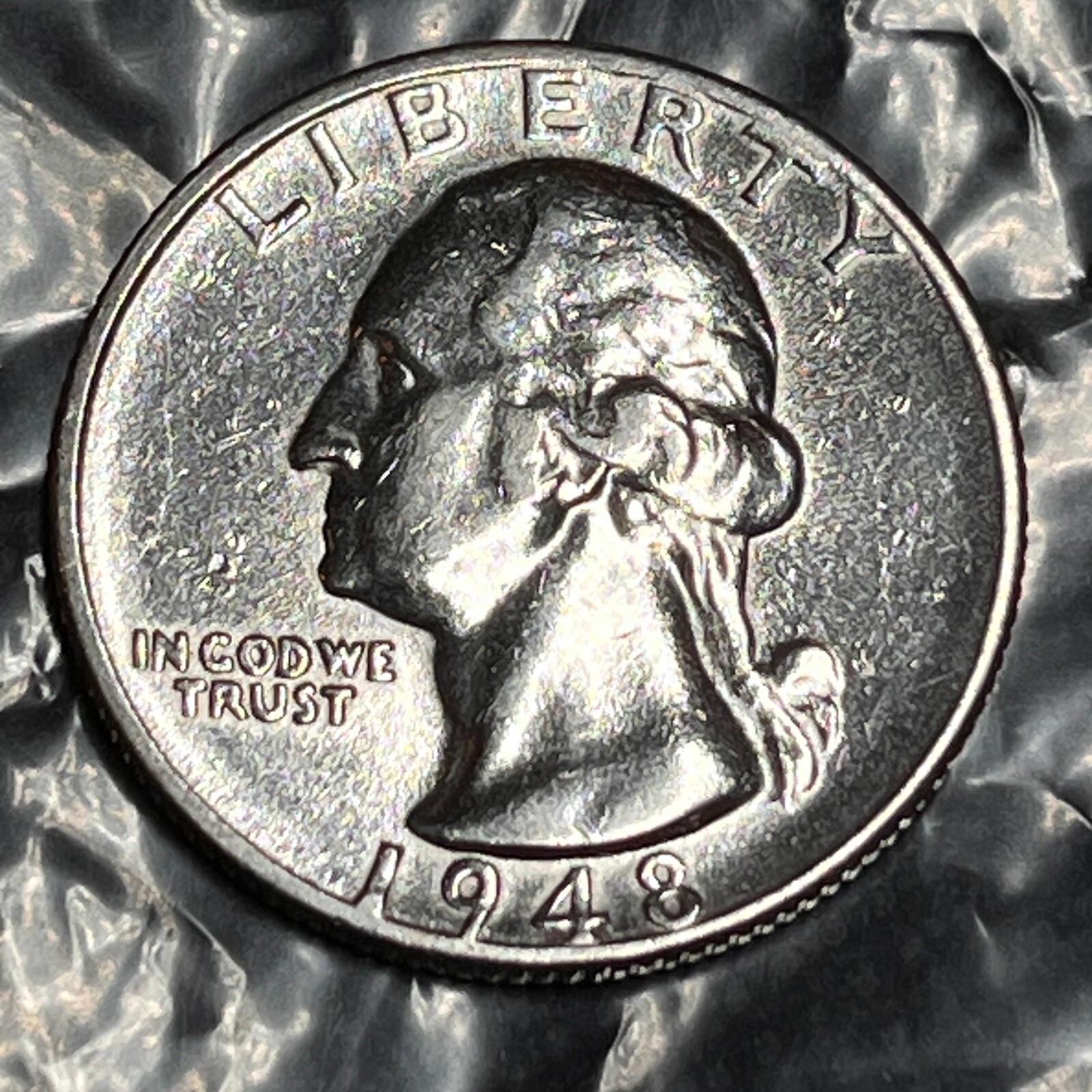 1948 S WASHNGTON QUARTER SILVER #798