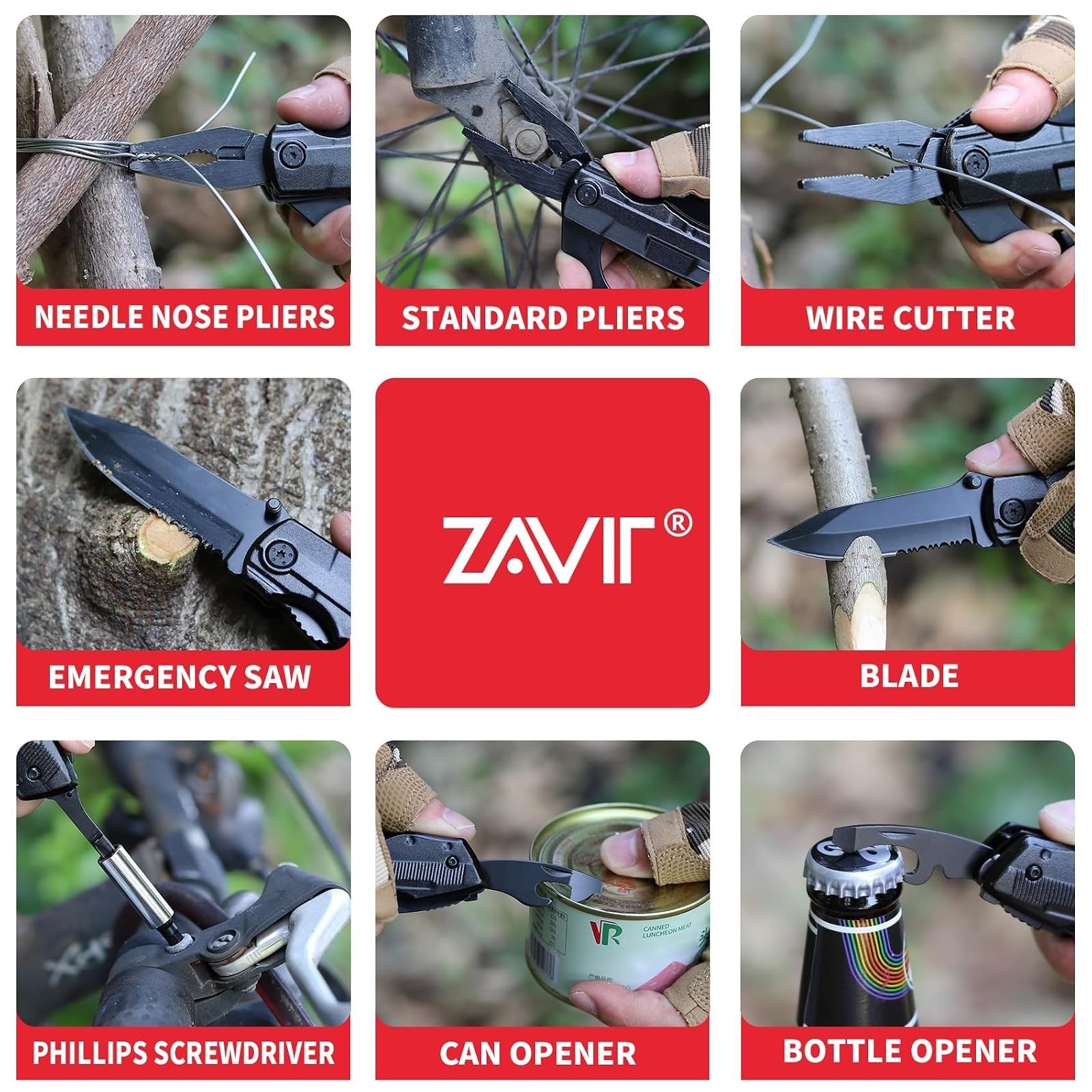 ZAVIT BEST DAD EVER Multitool Knife - Perfect Gift for Dad