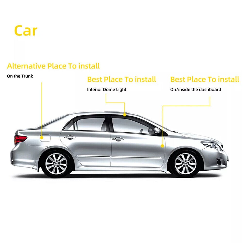 4G Car GPS Tracker Real-time Tracking Locator Device Remote Control Anti Theft⚘