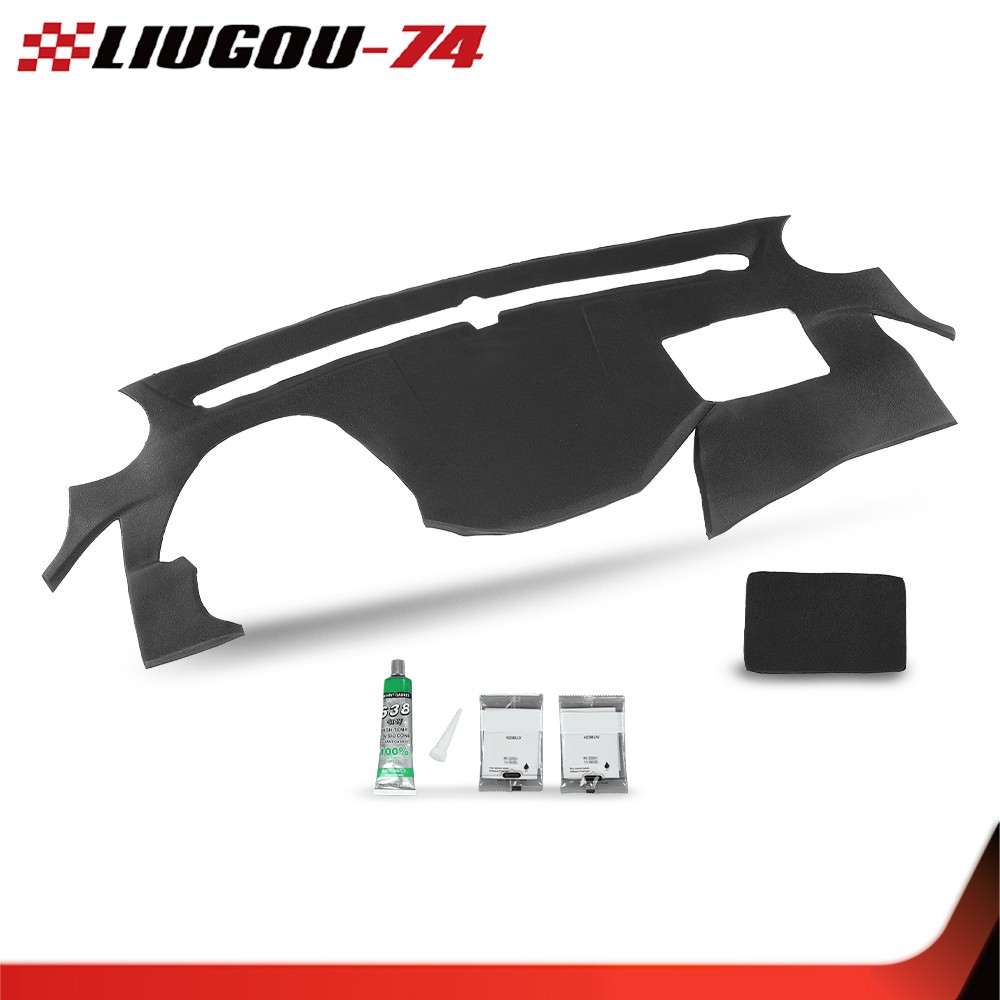 Overlay 14-114LL-BLK Black Dash Cover Fit For 2011 2012 2013 2014 Hyundai Sonata