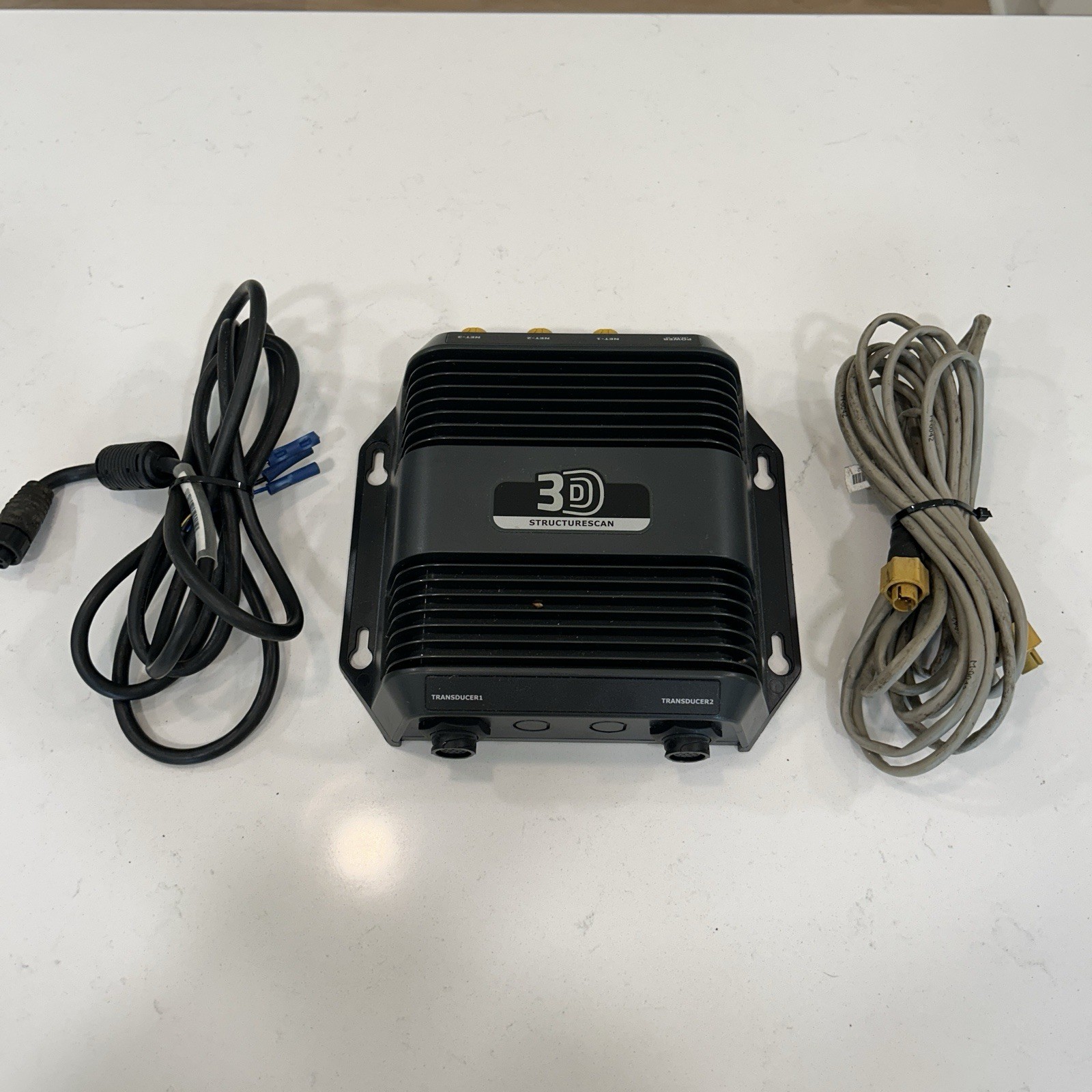 Lowrance/Simrad Structure Scan 3D Transducer + Module w/ Cords