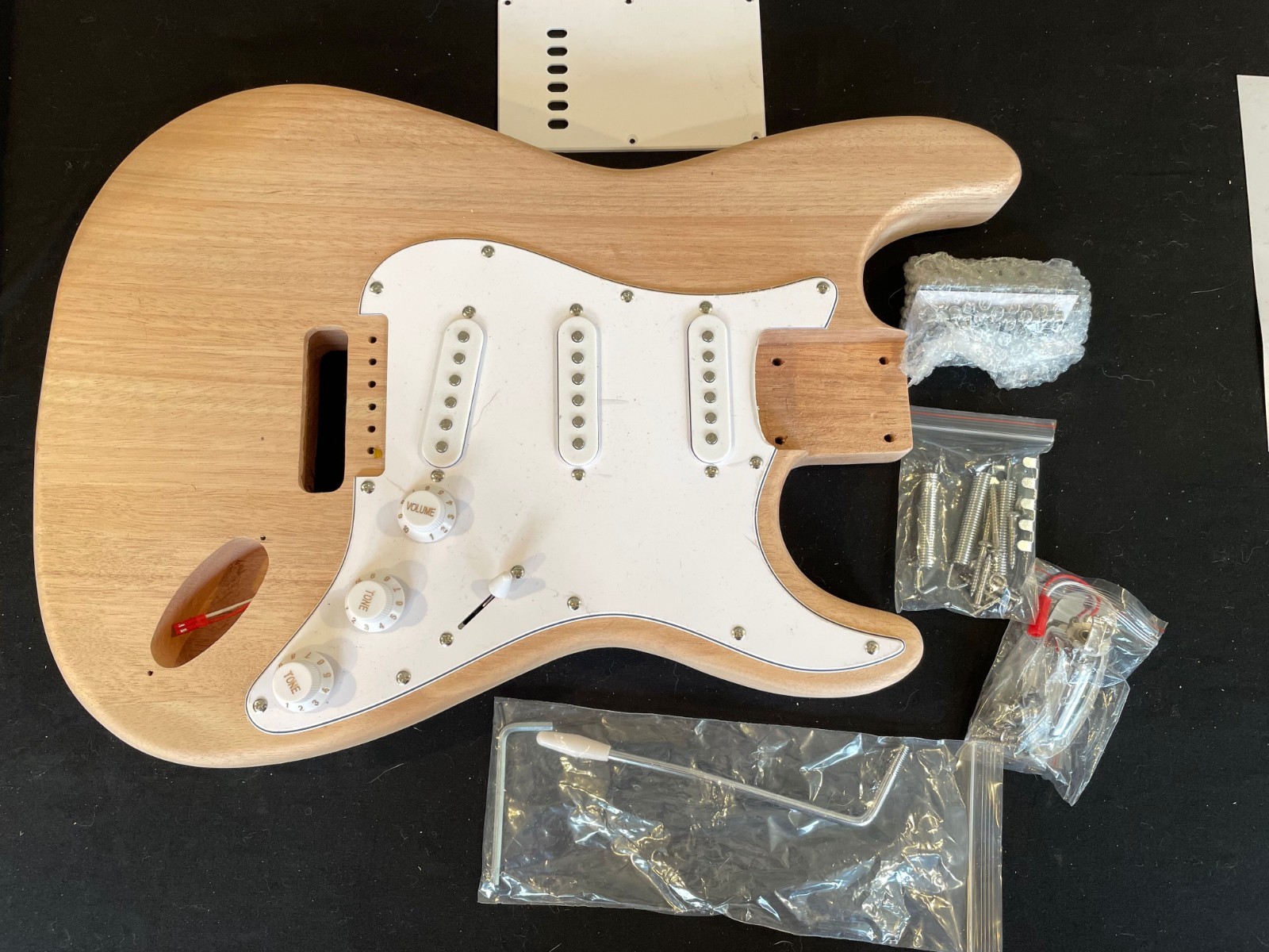 Guitar Body Kit with Accessories - DIY Strat Style Build Package