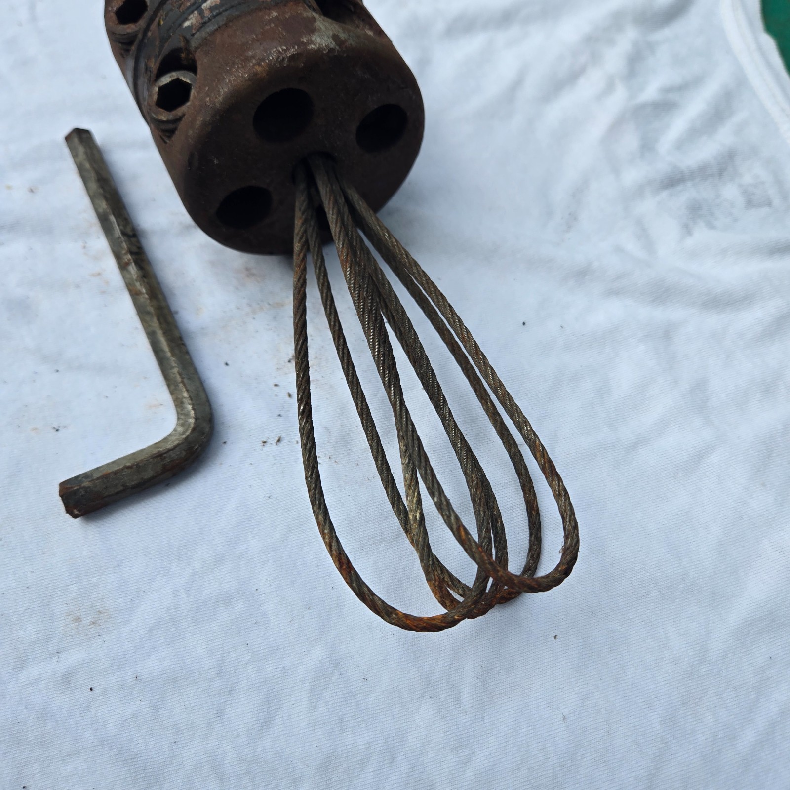 Greenlee 676 4" 5" Ensley Wire Cable Grip Tugger Puller