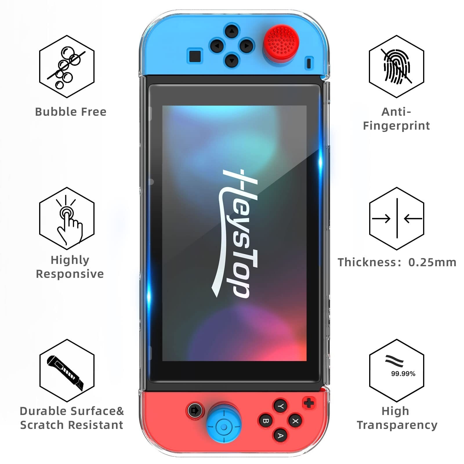 Case For Nintendo Switch Carry Case Pouch with Case HD Switch Screen Protector,b