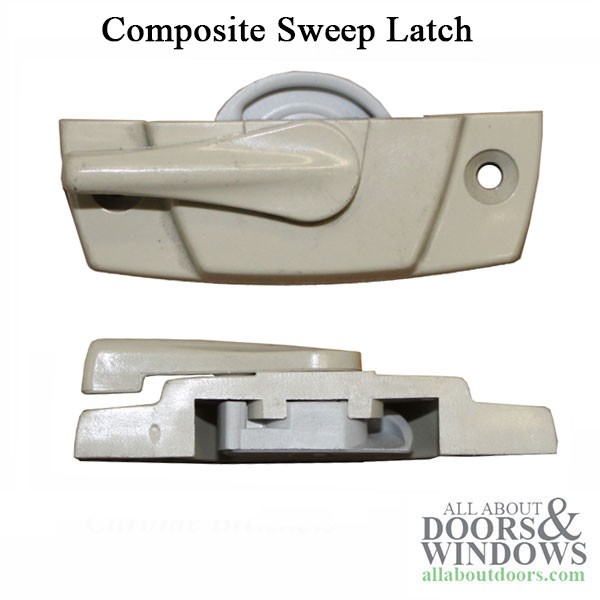 Composite Double Hung Sash Lock Beige Offset Screw Holes 2-1/4" Spacing