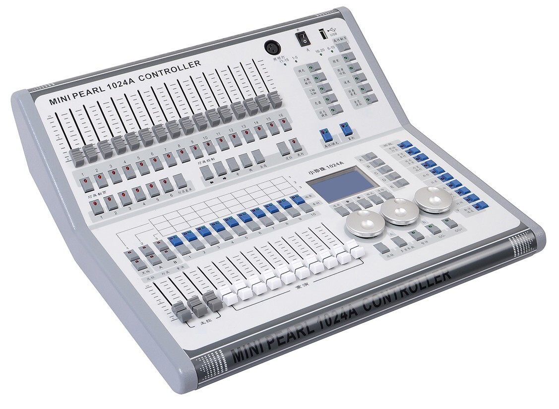 Dmx512 controller mini pearl 1024A stage light console 1024CH controller /case