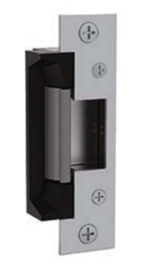 ASSA ABLOY HES 5200C-12/24D-630 Electric Strike Cylindrical w/Faceplate Satin