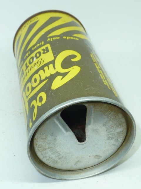 Empty Top Opened 12oz Ol' Smoothie Genuine Root Beer Tab-Top