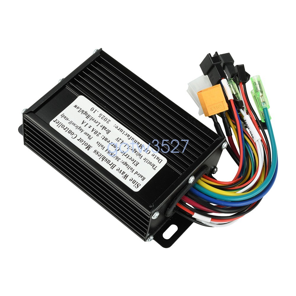 36V 48V 20A Sine Wave Brushless Motor Controller 350W-500W for Electric Bicycle