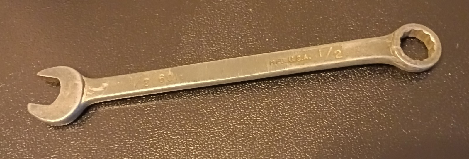 Vintage Challenger USA 6016 1/2" 12 Pt Combination Wrench 3/8” (Proto) 1930's US