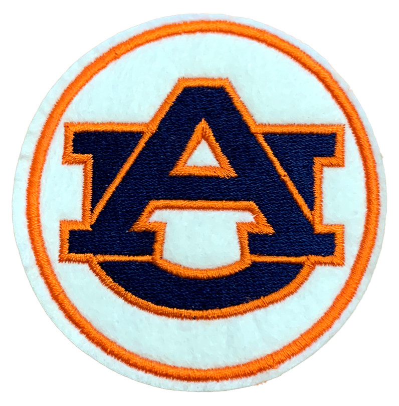 Embroidered Iron-on Patch - Multiple Sizes Available - Auburn Tigers