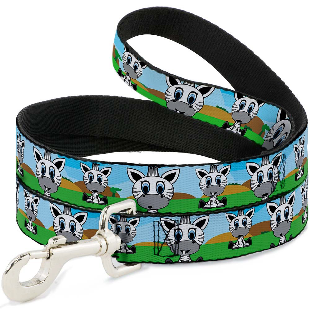 Dog Leash Zebra Cartoon