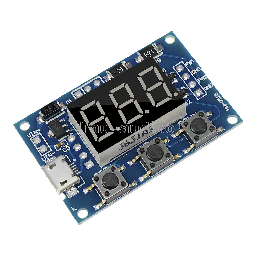 2 Channel Independent PWM Pulse Frequency Generator Duty Cycle Adjustable Module