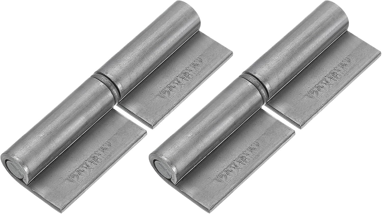 uxcell 2 Pack 4-5/7" x 1-1/2" Weld-on Steel Gate 4-5/7" x 1-1/2"